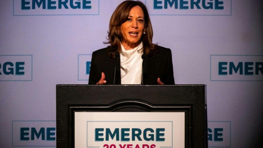 Kamala Harris Makes Initial Pitch to Rally Democratic Unity In SF Speech