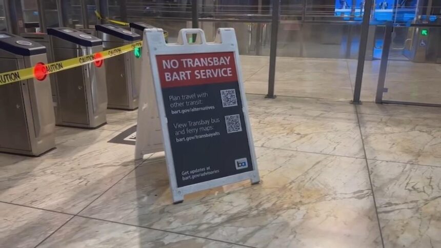 BART service resumes following systemwide shutdown