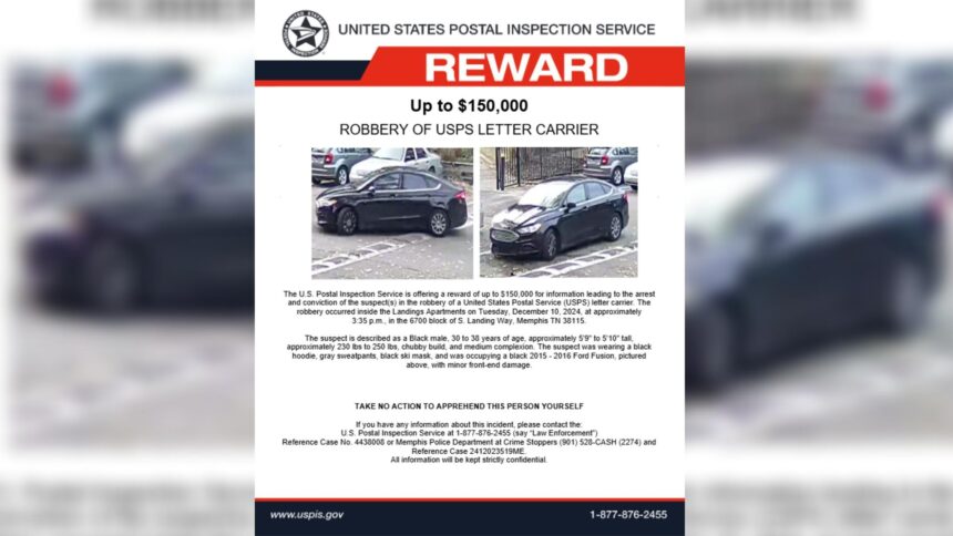 Join the Chase: 0K Reward for Tips on Richmond Post Office Heist!