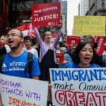 Protesters Stand Their Ground: Tensions Rise Outside Immigration Court as ICE Van Becomes the Center of Chaos
