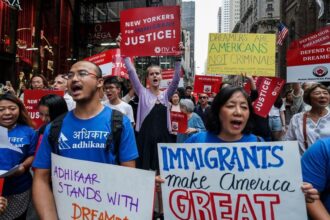 Protesters Stand Their Ground: Tensions Rise Outside Immigration Court as ICE Van Becomes the Center of Chaos