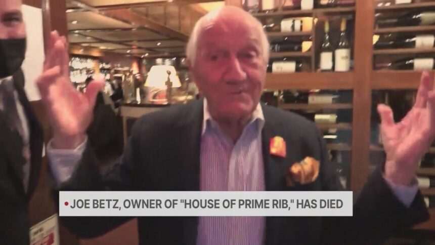 Celebrating Joe Betz: The Enduring Legacy of San Francisco’s Beloved House of Prime Rib