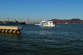 Holiday Magic on the Water: Kids Turn Golden Gate Ferry Boats into Festive Floating Art!