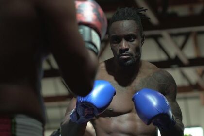Kick Back and Unwind: S.F. Techies Celebrate Happy Hour Next to a Robot Boxing Ring!